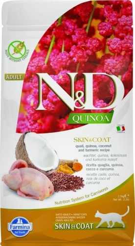 Farmina ND Quinoa  Skin&Coat Wachtel 300g
